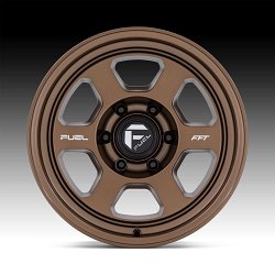 Fuel Hype FC860ZX FFT Matte Bronze Custom Truck Wheels 3